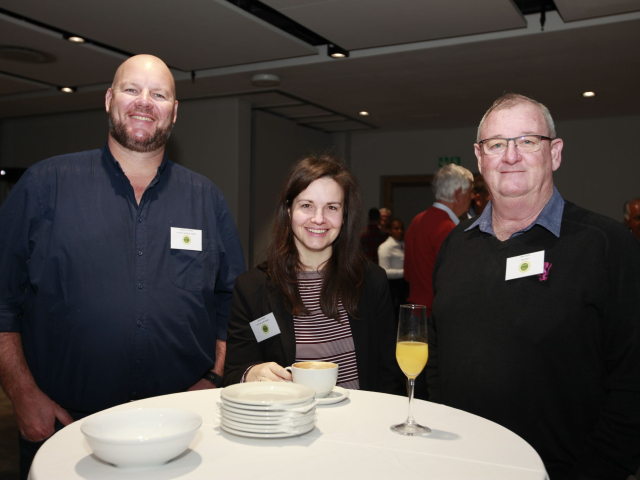 Wesley Cowan (Galetti Corporate Real Estate), Jodie Posen (City of Cape Town) and Ton Veen (Abland Cape Town)