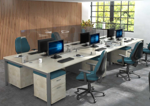 Protective desk screens