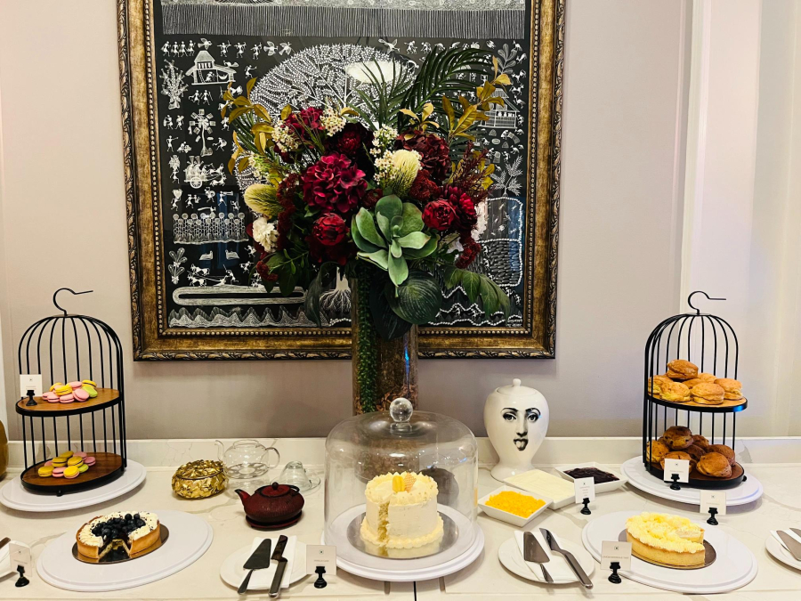 Taj tea display